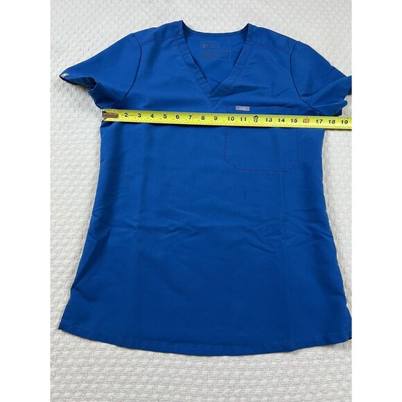 FIGS Catarina Scrub Top One-Pocket‎ Technical Collection Blue Sz XS - Picture 8 of 8